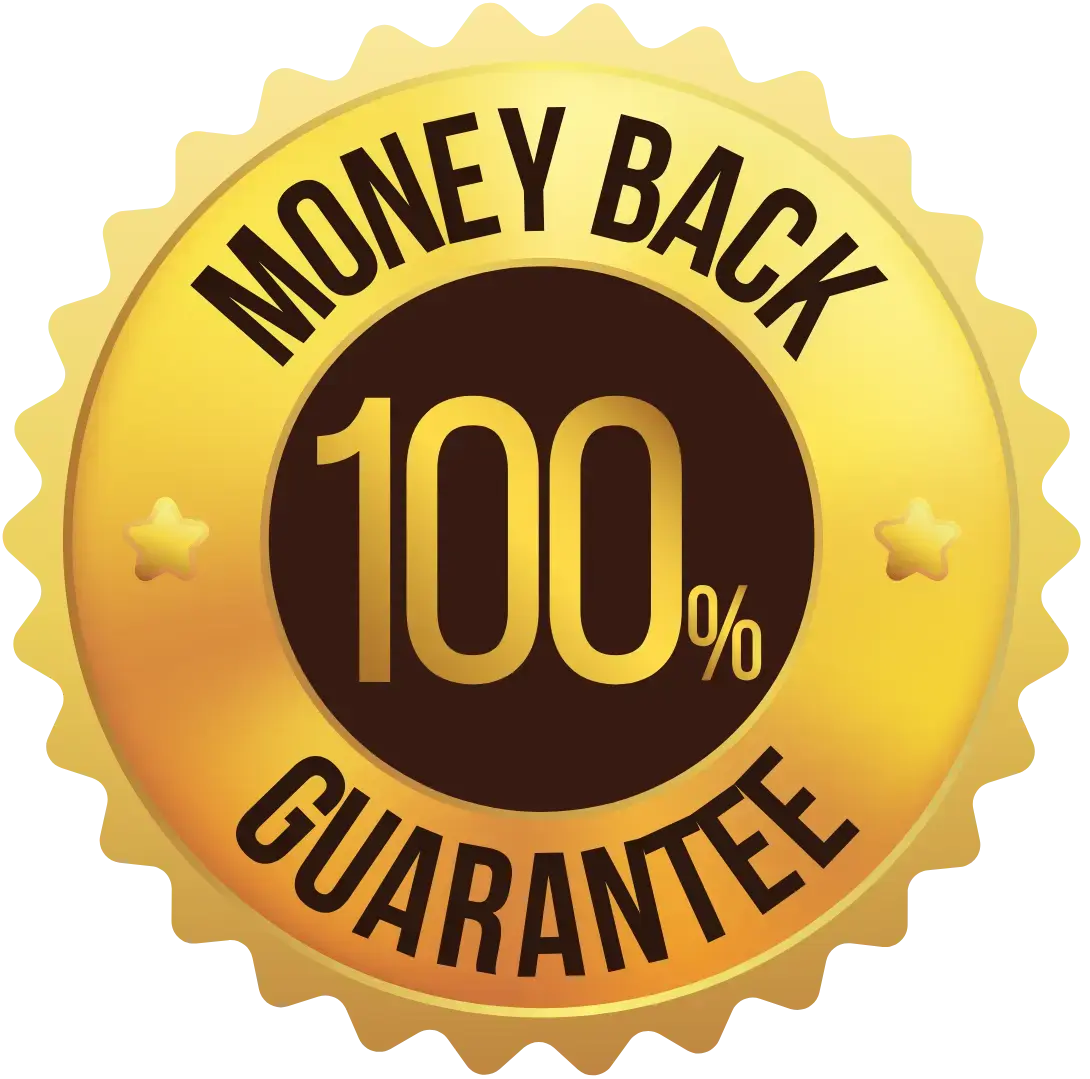 jointvive  money-back guarantee badge – risk-free prostate support supplement