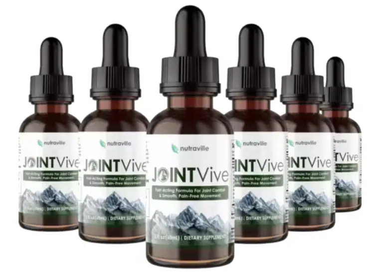 Nutraville JointVive joint support supplement drops – fast-acting formula for joint comfort and pain-free movement