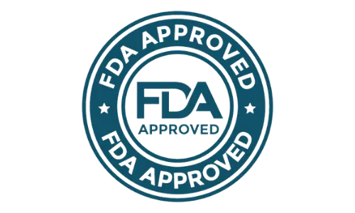 jointvive FDA approved supplement badge in blue circular design